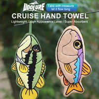 Anti-Scratch Fishing Towel Coral Velvet Soft Grip Fish Pad for Bass Trout Walleye Durable Microfiber Waffle Cleaning Cloth