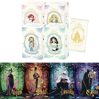Genuine Disney Princess Diary Collectible Cards Snow White Elsa Commemorative Edition Anime Cards Peripheral Gifts Toys