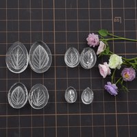 6/12 Point Miniature Rose leaf mold Resin Clay Mini Artifical Flower Leaf DIY Molds