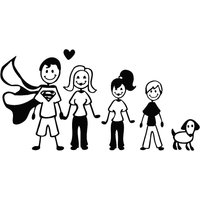 Happy Family Custom Stickers 15CM-40CM Car Sticker Accessories Products Stylish, Accessories Personality, Motorcycle Decoration
