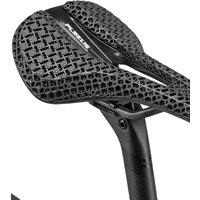 AliExpress plselis Plselis Carbon Fiber Saddle, Hollow and Breathable, Ergonomically Designed Bicycle Saddle, 3D Printed Surface, Weighing 165g.