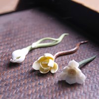 PINNY Handmade Ceramic Flower Figurines Boutique Tea Pet Ceramic Decorations For Home Tea Ceremony Ornaments