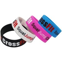 1PC New Fashion Jewelry CROSS FIT SJ BRACELET Black White Silicone Rubber CrossFit Bracelets & Bangles Wristband Bands SH046
