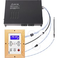 wooden Sauna Electrical Control Box with Digital Control Panel with a Temperature Control Probe