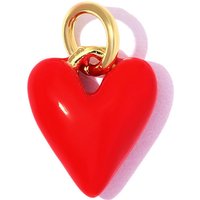 5pcs/Lot Macaron Enamel 3D Peach Heart DIY Bracelet Charms Woman Copper Zircon Baseball Cap Pendant Jewelry Necklace Making