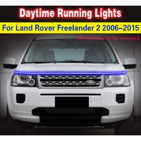 1pcs Auto Led DRL Waterproof Daytime Running Light Strip Car Headlight Day Light 12V Universal For Land Rover Freelander 2 2006