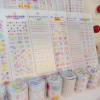 1pcs/1lot Decorative Adhesive tapes Simple Life masking tapes Junk Journal Scrapbooking stikcers DIY