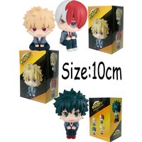 10cm Anime Figure Pvc Q version Bakugou Katsuki Midoriya Izuku Action Figures Anime Gift Collection Series Model