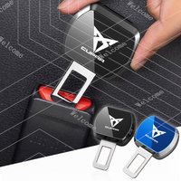 New Car Seat Belt Clip Extension Plug Metal Seatbelt Extender Accessories For Cupra Raval Born Leon Formentor Ateca valve core