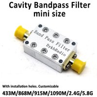 CNC SMA Bandpass Filter 433Mhz 868Mhz 915Mhz 1090Mhz 2.4Ghz 5.8Ghz BPF 1dB Bandwidth RF signal drone LORA Helium Miner SDR