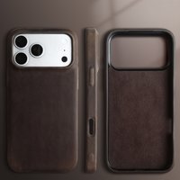 Crazy Horse Pattern Genuine Leather Case For iphone 17 Pro Max Air 16e 16 15 14 Plus 13 12 Mini 11 XR XS Max 7 8 Back Cover Case