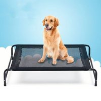 Lit surélevé pour grand chien, utilisation extérieure et domestique, nid d'été pour chien, transport facile, résistant à l'humidité, antidérapant, grand lit pour chat, durable