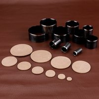 10pc/set circular leather hole punching template, DIY leather cutting mold kit, steel material DIY leather handicraft cut die