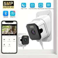 5MP WIFI Window Camera Indoor 2.4/5GHz Full Color Night Vision Motion Detection Home Security Baby Monitor Cameras