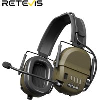 Retevis EH080K Walkie Talkie Headphone Electronic Hearing Protection and Noise-Cancelling Headset for Retevis RA89 RT22 RT29
