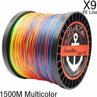 S9 Braid Line 9Strands Braided Fishing Line 1500m PE Multicolor Strong Strength Fishing Braid 20LB-200LB Carp Fishing Accessory