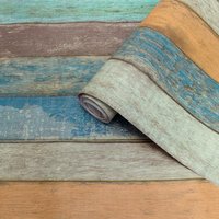 1M/3M/6M Vinyl Mittelmeer Streifen Selbstklebende Holzmaserung Tapete Retro Nostalgische Holzbrett Wohnzimmer Dekoration