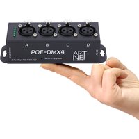 POE 4-Universe ARTNET/sACN DMX512 Bidirectional Network MINI Box Gateway Control Work With MA2 Tiger Tou