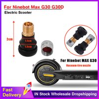 1/2PCS Tubeless Tire Vacuum Valve Wheel Gas Valve For ninebot Max G30 G30D for Xiaomi M365 Pro Pro 2 1s Electric Scooter