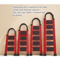 Ladder Telescopic ladder Household folding ladder Multifunctional herringbone ladder Aluminum alloy thickened staircasePortable