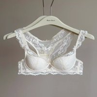 Hot Sale Sexy Lace Thin Bra Set For Women Summer Soft Underwire Breathable Anti Sagging Stylish Comfort Daily Intimates