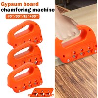 Hand Tool Plasterboard Quick Cutter, Gypsum Board Hand Plane for Precise Drywall Edge Chamfering at 45°60° Woodworking Trimmer