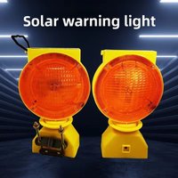 Solar Power Solar Industrial Warning Lights Energy Saving High Brightness LED LED Strobe Construction Light Super Bright