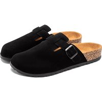 Fashion Suede Cork Slippers For Men Insole Cork Clogs Sandals With Arch Support Clogs Mules Slippers Women Cork Sandals