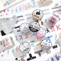 Time Archive Series - Second Bullet of Hand Account Tools, 6 Styles of Tape Diy Hand Account Base Stickers Washi Tape Set