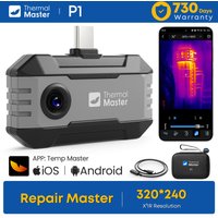 Thermal Imager P1 for USB C iPhone and Android Phone 320*240 X³IR Resolution 25Hz 600℃ Temp Range Home Leaks Inspection