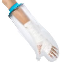 Shower arm casting cover children's waterproof bathroom soft comfortable waterproof seal, keep the wound dry, 14.9 inches