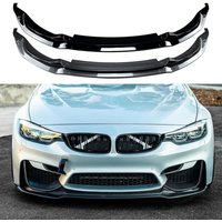 For Bmw F80 F82 F83 M3 M4 V Style 2015-2020 Front Bumper Splitter Lip Spoiler Car Diffuser Bodykits Cover Guard Protector kits image 4