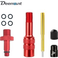 8V1 Thread 5V1 Thread AV Nozzle Inflation Aluminum Alloy Adaptors W/ 4 Spare O-rings Fits MTB Road Bicycle IFP Type Nozzle