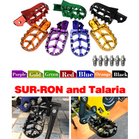 AliExpress LFMT Motorcycle CNC Footpegs Foot Pegs Rests Pedals For Sur-Ron Surron Sur ron Light Bee S & Light Bee X Electric Dirt Bike Footrest