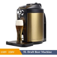 Commercial Beer Brew Keg 5L Mini Growler Portable Draft Beer Dispenser Pressurized Brewing Craft Beer Barrel Beer Keg System