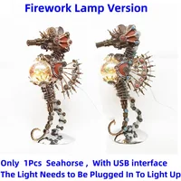 3D Puzzle Seahorse Metal Assembly Mechanical Sea Animals Building Model Kit Steampunk DIY Toys for Kids Adults 2100Pcs