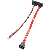 7+15P 22Pin SATA 90 Degree To 7p Elbow Small 5p 1.25mm Pitch Combo Hard Drive SSD HDD Data Power Cable For Intel NUC ITX Mini PC