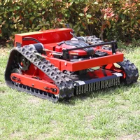 Customized Professional 9HP RC Lawn Mower 4WD 45° Slope Climbing Wireless Remote Control Grass Trimmer for Rough Terrain