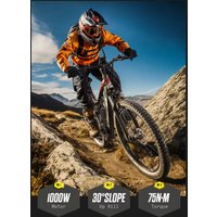 AliExpress NONE RANDRIDE YG90B Electric Bike, 1000W Motor, Battery 48V 17AH, Speed 45km/h, Suspended Aluminum Frame, Hydraulic Brakes