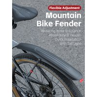 AliExpress West Biking WEST BIKING BIKE Fender 700C 24/26/27/29inch Universal Adjustable Front Rear MTB Road Bike Mudguard Dustproof Bike Accessories