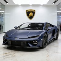 WELLY 1:24 Lamborghini Temerario Supercar Legierungsauto, Druckguss- und Spielzeugfahrzeuge, Automodell, Miniaturmodellauto, Spielzeug für Kinder