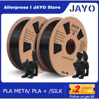 JAYO PLA META/PETG/SILK/PLA+ Rainbow 3D Printer Filament 1.75mm 2 Rolls 3D Printing Materials for 3D Printer Free Shippment