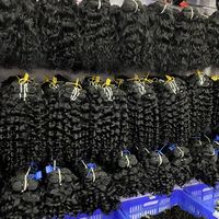 30 34 Inch Long Water Wave Human Hair Bundles Raw India Hair Water Deep Wave Curly Bundles Human Hair Extensions For Women