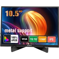 Anmite 10.5-Inch Portable Monitor 1280P HDR 16:10 Low Blue Light For XBox PS4 / 5 Switch Cell Phone PC Loptop Extension
