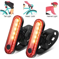 AliExpress NONE Waterproof Bike Night Riding Light Taillight for LED Tail Light Cycling Acces for USB Charging Safety Warning Bicycle Rear Light