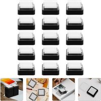15Pcs DIY Ink Pad Versatile Application Inkpad for Wood Fabric Paper DIY Craft Kids Fingerprint Art Reusable Stamp Pads