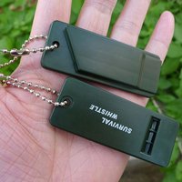 1–20 Stück hohe Dezibel-Pfeife mit 3 Frequenzen, Outdoor-Notfall-Überlebenspfeife für Camping, Wandern, Jagd, Überlebenspfeife