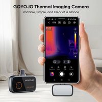 GW192A Thermal Imaging Camera 192X192 Electronics Thermal Camera Repair, for Android Type-C IOS Phone Mobile Thermal Camera