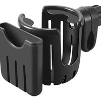 AliExpress NONE 2 In 1 Stroller Cup Holder For Bicycle Motorcycle Scooter ABS Material 360° Rotation Adjustable Phone Mount Coffee Holder