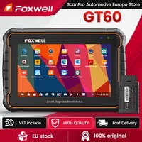 FOXWELL GT60 BT OBD2 Kfz-Diagnosegerät Bidirektional 28+ Servicefunktionen mit CAN-FD DOIP Auto-Codeleser Alle-System-Diagnose-Scan-Tool